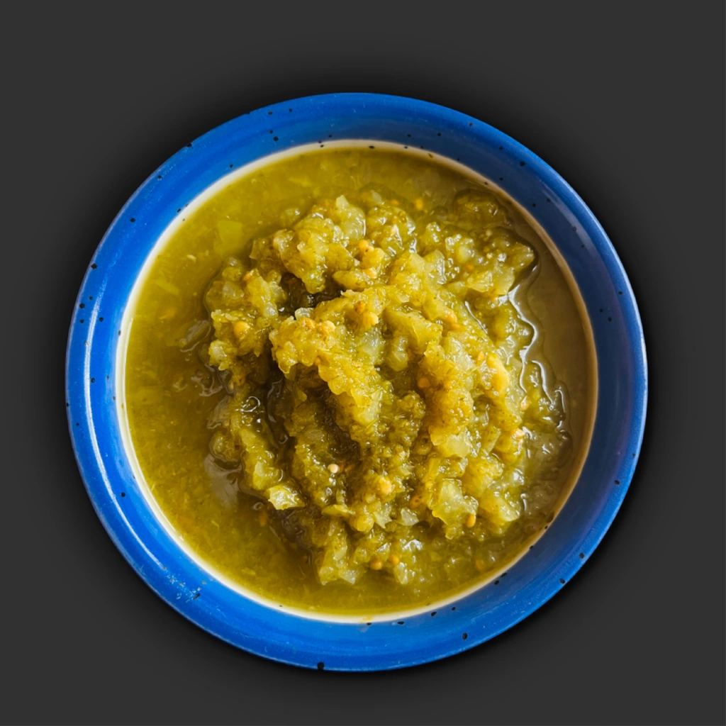 Grüne Tomaten & Chili Chutney (mild bis mittelscharf)